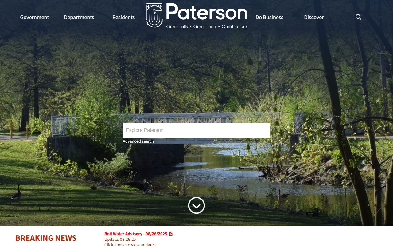Paterson city homepage for dissolution of marriage resources