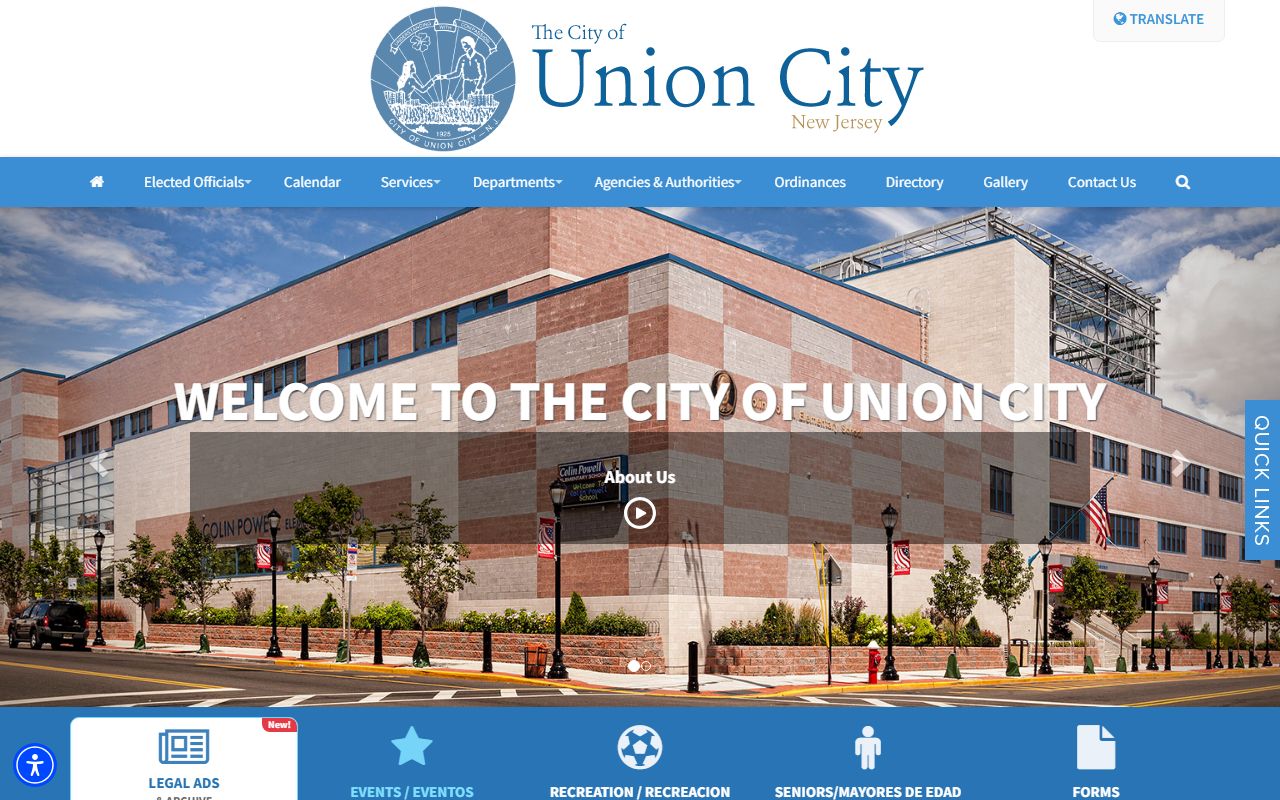 Union City official homepage for dissolution of marriage resources